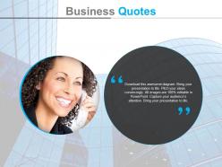 Customer Relation Management Business Quotes Powerpoint Slides