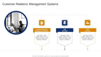 Customer Relations Management Systems In Powerpoint And Google Slides Cpb