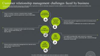 Customer Relationship Management Challenges Business Business Relationship Management To Build