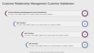 Customer Relationship Management Customer Satisfaction In Powerpoint And Google Slides Cpb