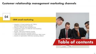 Customer Relationship Management Marketing Channels MKT CD V Pre-designed Images