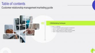 Customer Relationship Management Marketing Guide MKT CD V Visual Images