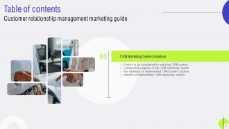 Customer Relationship Management Marketing Guide MKT CD V Graphical Images