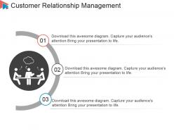 Customer relationship management powerpoint slide graphics