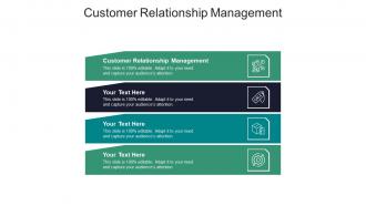 Customer relationship management ppt powerpoint presentation visual aids ideas cpb