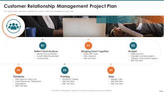 Customer Relationship Management Project Plan Crm Digital Transformation Toolkit
