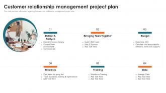 Customer Relationship Management Project Plan Ppt Ideas Background Designs