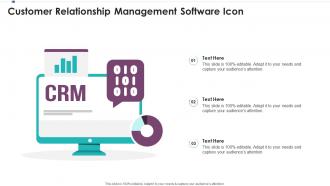 Customer Relationship Management Software Icon