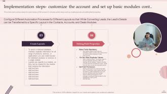 Customer Relationship Management System Deployment Steps Powerpoint Presentation Slides