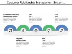 Customer relationship management system organize capture team solution customer