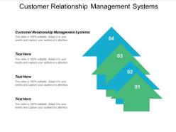 Customer relationship management systems ppt powerpoint presentation infographics structure cpb