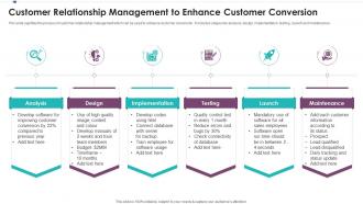 Customer Relationship Management To Enhance Customer Conversion
