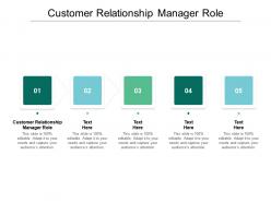 Customer relationship manager role ppt powerpoint presentation file formats cpb