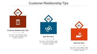 Customer Relationship Tips Ppt Powerpoint Presentation Icon Graphics Cpb