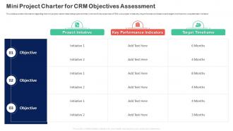Customer Relationship Transformation Toolkit Charter For Crm Objectives Assessment