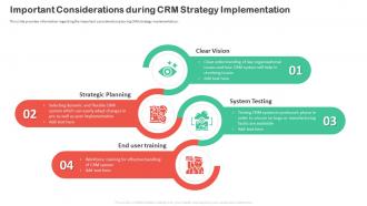 Customer Relationship Transformation Toolkit Important Considerations During Crm Strategy Implementation