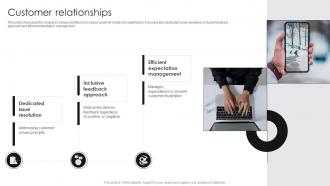 Customer Relationships Apple Business Model BMC SS
