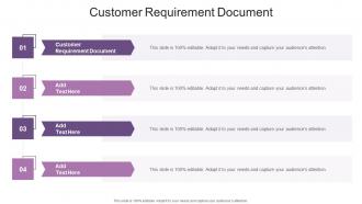 Customer Requirement Document In Powerpoint And Google Slides Cpb