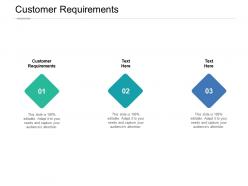 Customer requirements ppt powerpoint presentation gallery examples cpb