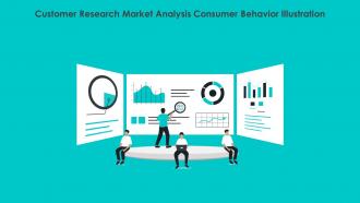 Customer Research Market Analysis Consumer Behavior Illustration