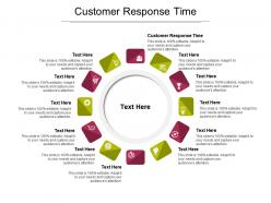 Customer response time ppt powerpoint presentation show outfit cpb