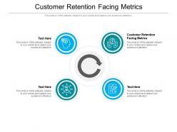 Customer retention facing metrics ppt powerpoint presentation icon cpb