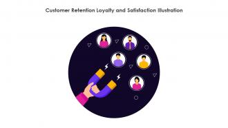 Customer Retention Loyalty And Satisfaction Illustration