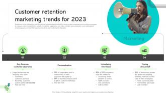 Customer Retention Marketing Trends For 2023 Ways To Improve Customer Acquisition Cost