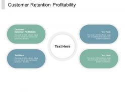 Customer retention profitability ppt powerpoint presentation summary background images cpb