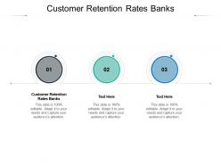 Customer retention rates banks ppt powerpoint presentation model graphics example cpb