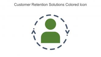 Customer Retention Solutions Colored Icon In Powerpoint Pptx Png And Editable Eps Format