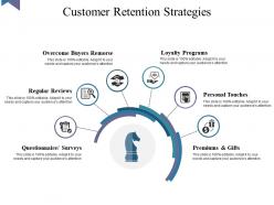 Customer retention strategies powerpoint slide inspiration