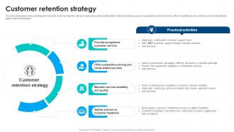 Customer Retention Strategy Internet Service Provider Start Up Go To Market Strategy GTM SS