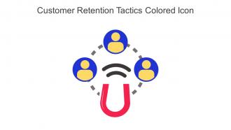 Customer Retention Tactics Colored Icon In Powerpoint Pptx Png And Editable Eps Format