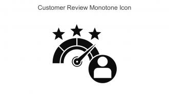 Customer Review Monotone Icon In Powerpoint Pptx Png And Editable Eps Format