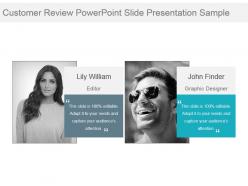 Customer Review Powerpoint Slide Presentation Sample