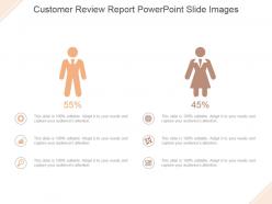 Customer review report powerpoint slide images