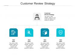 Customer review strategy ppt powerpoint presentation file visual aids cpb