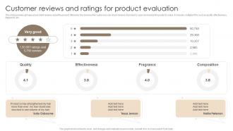Customer Reviews And Ratings For Product Evaluation Techniques For Customer
