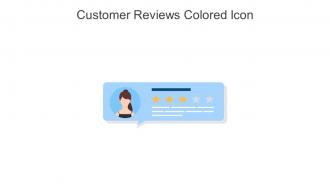Customer Reviews Colored Icon In Powerpoint Pptx Png And Editable Eps Format