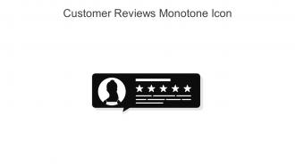Customer Reviews Monotone Icon In Powerpoint Pptx Png And Editable Eps Format