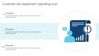 Customer Risk Assessment Reporting Icon