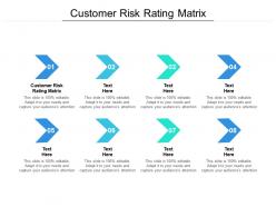 Customer risk rating matrix ppt powerpoint presentation outline ideas cpb