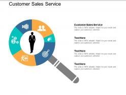 Customer sales service ppt powerpoint presentation file styles cpb