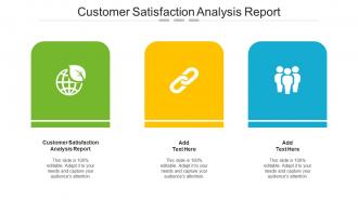 Customer Satisfaction Analysis Report In Powerpoint And Google Slides Cpb