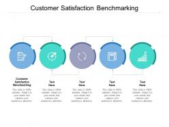 Customer satisfaction benchmarking ppt powerpoint presentation infographics guidelines cpb