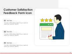 Customer satisfaction icon employee reviews performance indicator measurement