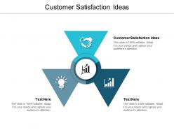 Customer satisfaction ideas ppt powerpoint presentation portfolio deck cpb