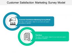 Customer satisfaction marketing survey model ppt powerpoint presentation infographics infographic template cpb