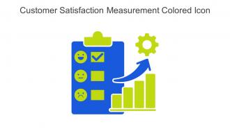 Customer Satisfaction Measurement Colored Icon In Powerpoint Pptx Png And Editable Eps Format